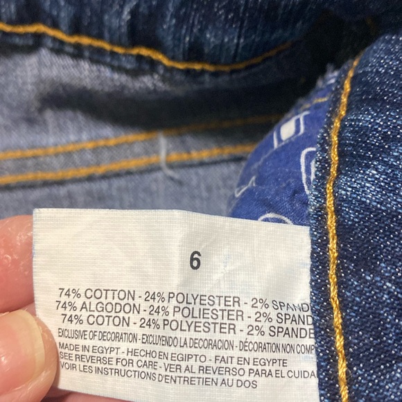 Women BandolinoBlu Mandie Classic Fit Jeans, Size 6 in Great Condition - Picture 7 of 10